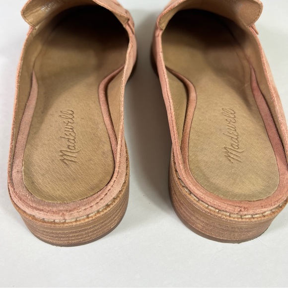 Madewell Elinor Loafers Mules Dusty Pink Suede Leather US 10 Women’s - Picture 3 of 10